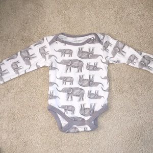 Kyle & Deena LS Elephant Onesie